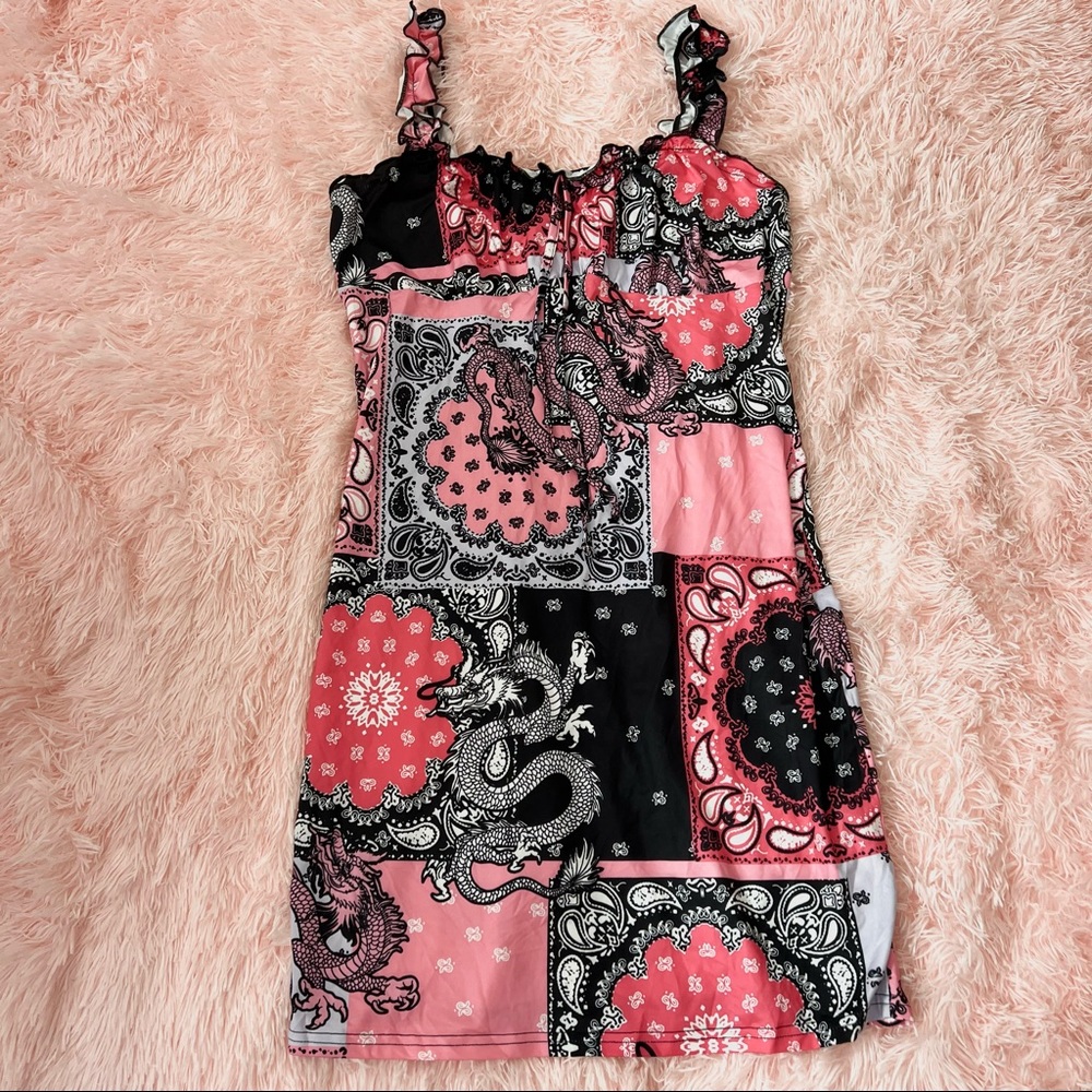 Paisley dragon dress